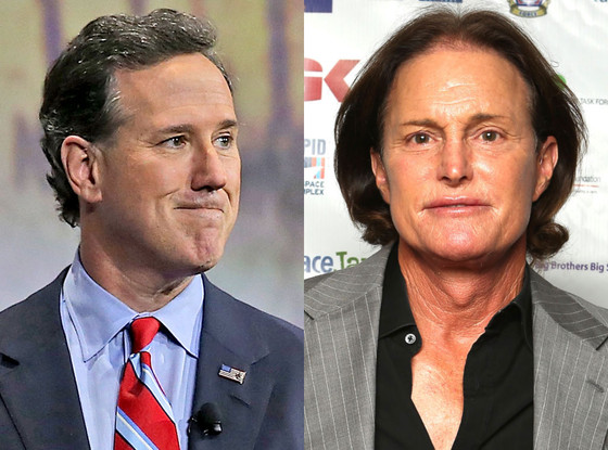 Rick Santorum, Bruce Jenner Rick Santorum, Bruce Jenner